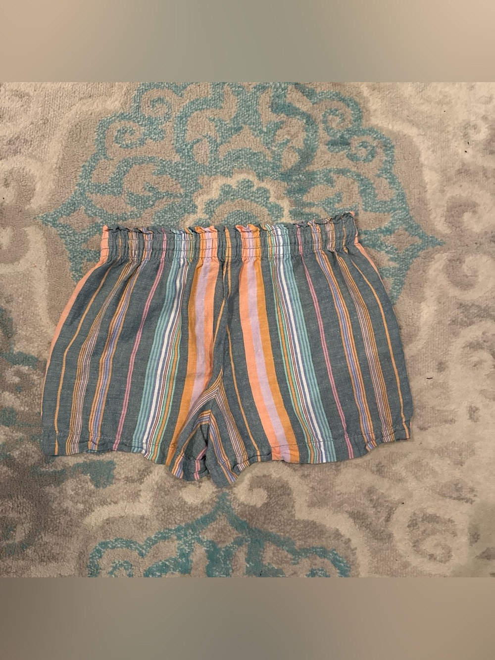 LOFT Multicolor Striped Drawstring Shorts - Picture 5 of 5